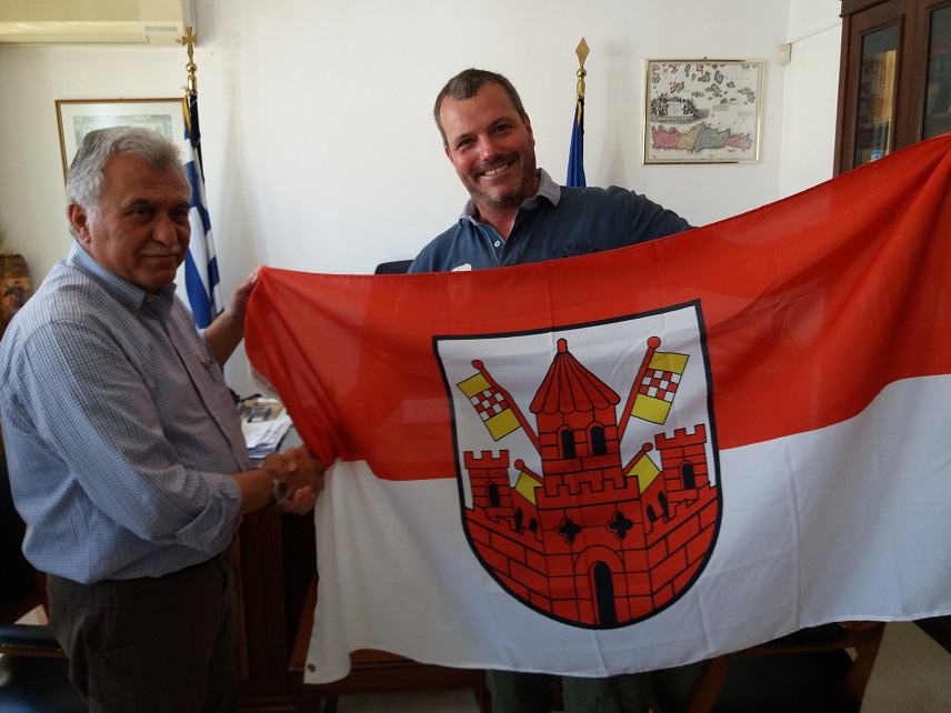Με τη Δήμαρχο της πόλης Ούννα συναντήθηκε ο Δήμαρχος Φαιστού