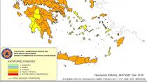 Υψηλός κίνδυνος πυρκαγιάς σε όλη την Κρήτη την Παρασκευή