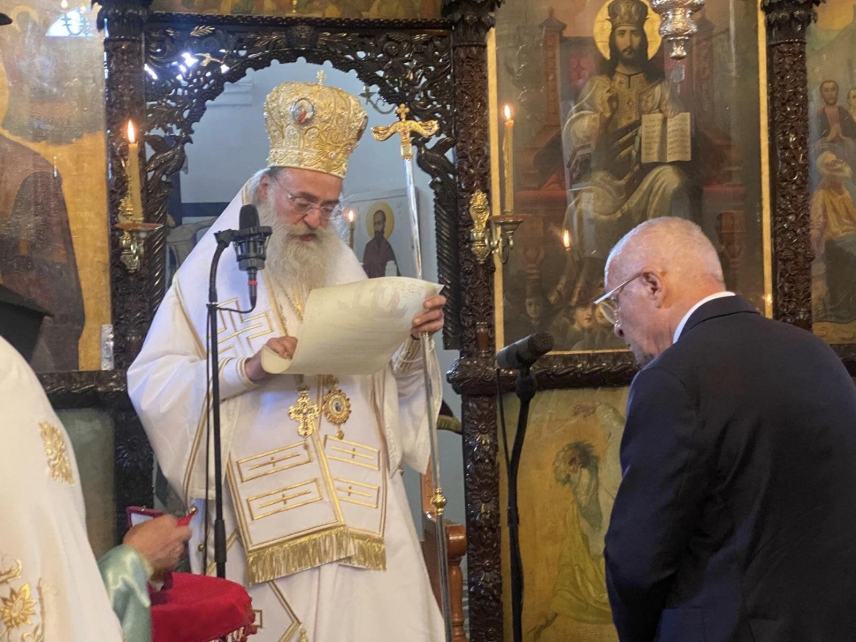 Απονομή ανώτατης τιμητικής διάκρισης της Εκκλησίας Κρήτης στον κορυφαίο επιστήμονα Ιωσήφ Σηφάκη