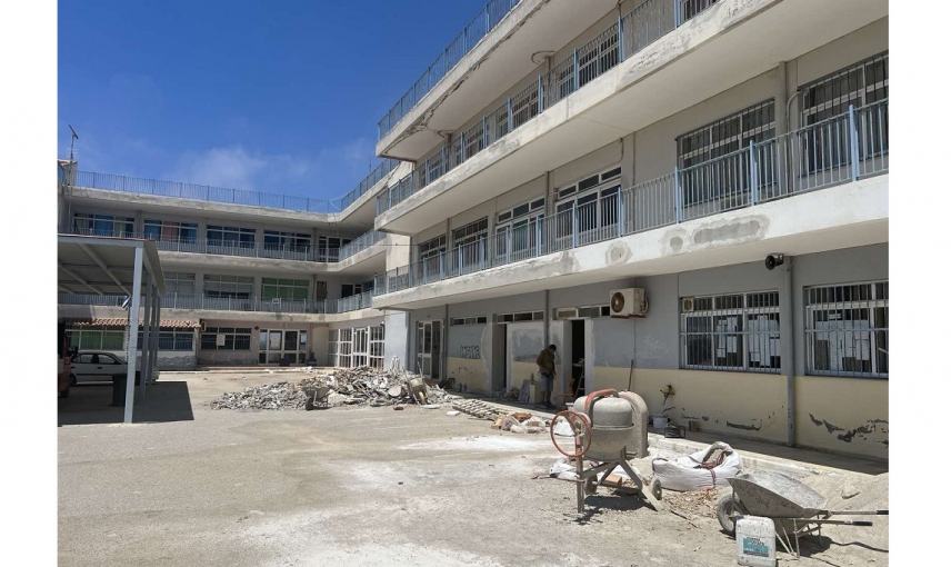 Εργασίες αναβάθμισης των σχολικών υποδομών του Δήμου Φαιστού
