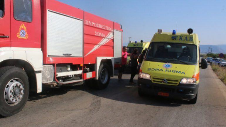 Τρεις τραυματίες σε τροχαίο στο δρόμο της Μεσαράς