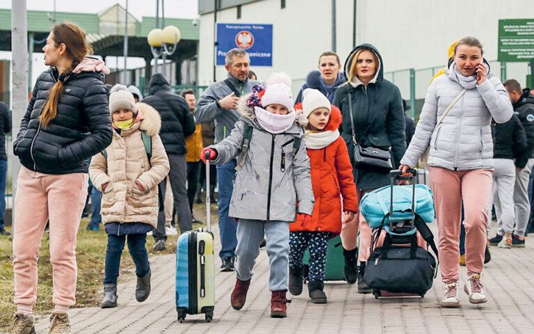 Πόσοι Ουκρανοί πρόσφυγες πέρασαν τα σύνορα της χώρας
