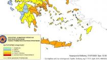 Πολιτική Προστασία: σε επίπεδο υψηλού κινδύνου για πυρκαγιές και σήμερα η Κρήτη