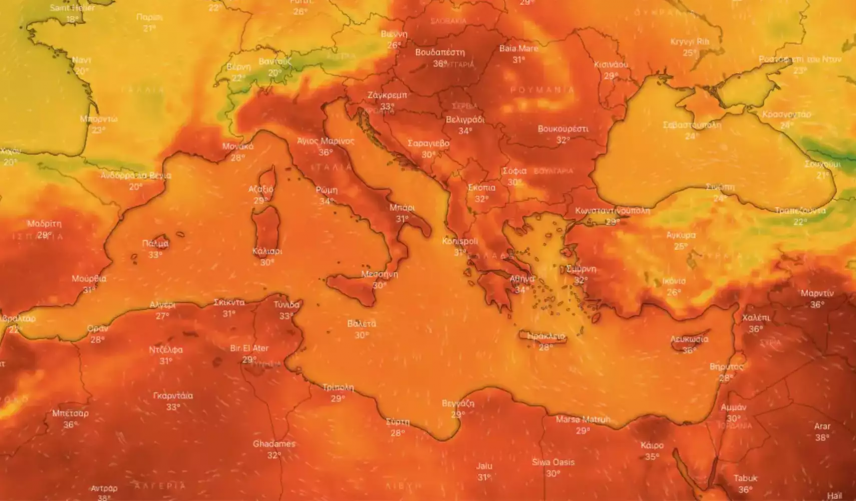 Η Μεσόγειος έγινε «hotspot» της κλιματικής αλλαγής – Φονικοί καύσωνες, φωτιές και άνοδος της στάθμης