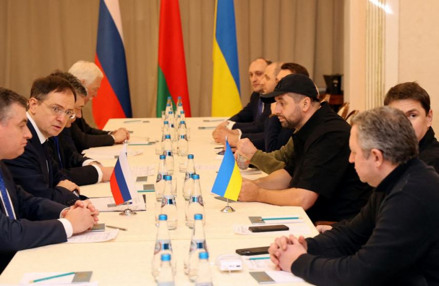 Ολοκληρώθηκε ο πρώτος γύρος διαπραγματεύσεων Ρωσίας-Ουκρανίας