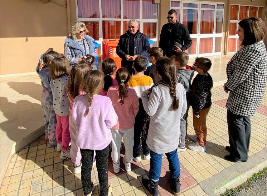 Δράσεις αφιερωμένες στην ανακύκλωση στα σχολεία του Δήμου Φαιστού