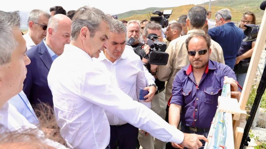 Μητσοτάκης στο Φράγμα Πλακιώτισσας: «Έχει εξασφαλιστεί χρηματοδότηση για δημοπράτηση δικτύων»