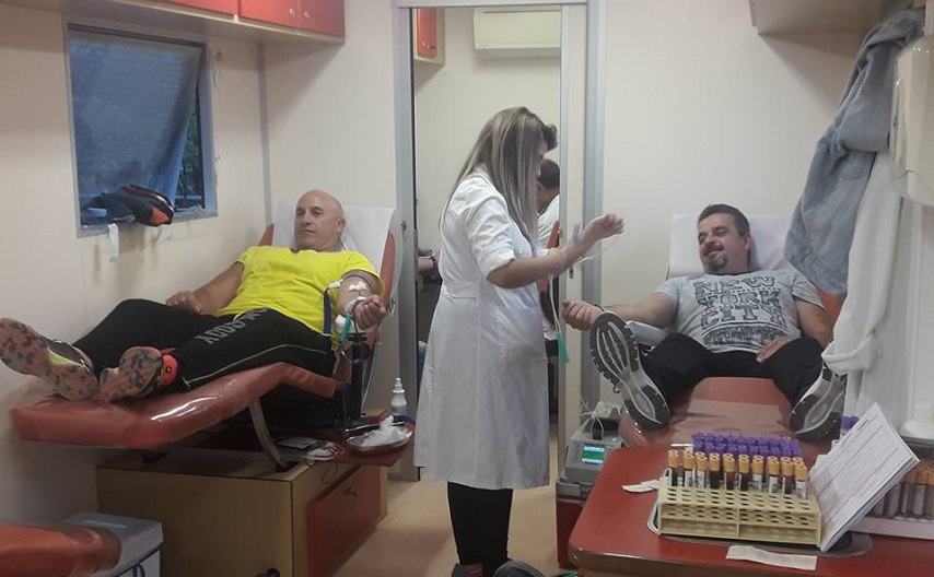 32 φιάλες αίμα στην αιμοδοσία της Τράπεζας αίματος Πόμπιας
