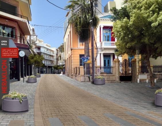 Παρουσιάστηκε το σχέδιο για το Open Mall στην καρδιά της πόλης
