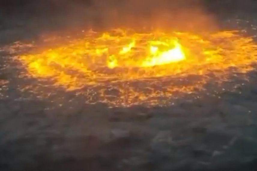 Μεξικό: Τεράστια πυρκαγιά στην επιφάνεια του ωκεανού