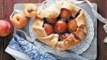 Τάρτα galette με βερίκοκα
