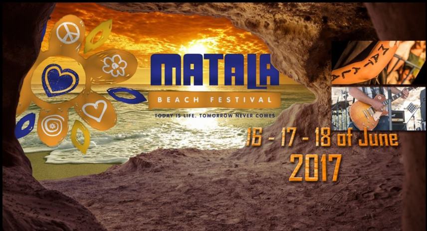 22,23 και 24 Ιουνίου 2018 το «Matala Beach Festival»