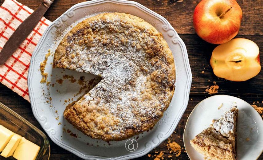 Μηλόπιτα τριφτή (apple crumble)