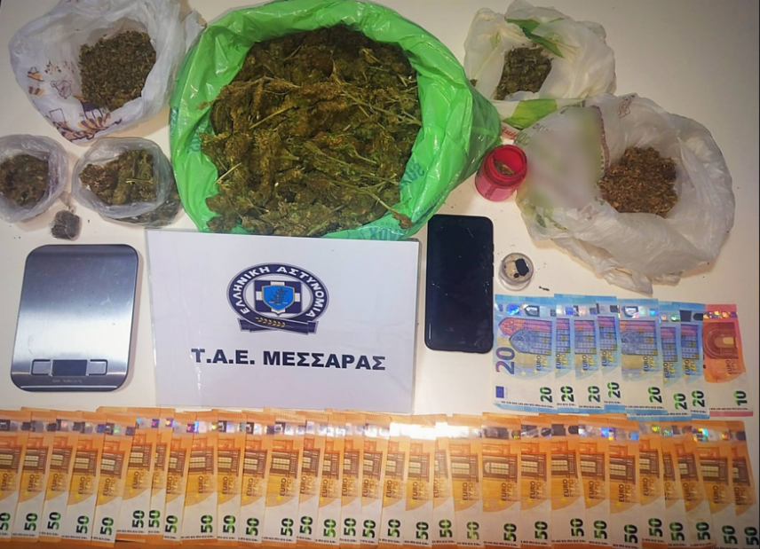 Σύλληψη 50χρονου στον Δ. Φαιστού για κατοχή ναρκωτικών ουσιών
