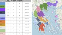 ΟΠΕΚΕΠΕ: χάρτης και πίνακας με τις παράνομες επιδοτήσεις.Στην Κρήτη 17 εκατ. ευρώ από τα συνολικά 22