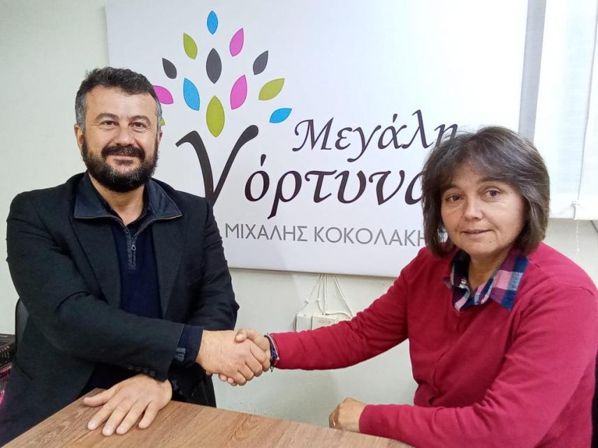 Μεγάλη Γόρτυνα: Στο ψηφοδέλτιο του Μιχάλη Κοκολάκη η Αγγελική Παπαγιαννάκη