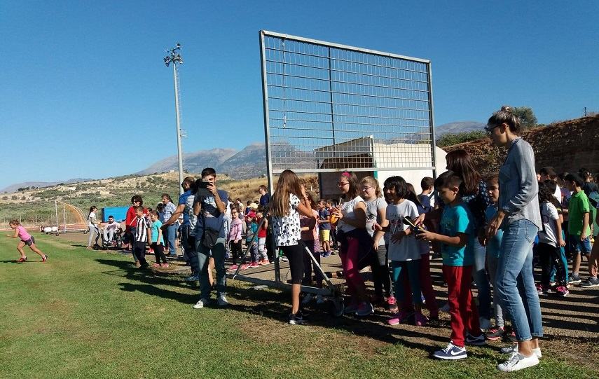 140  μαθητές από το Τυμπάκι το  Στάδιο  «Μανώλης Στεφανουδάκης»