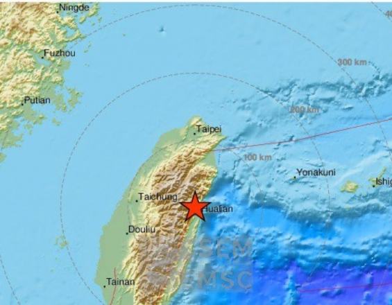Σεισμός 6,1 Ρίχτερ στην Ταϊβάν